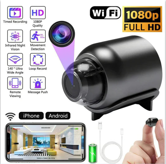 Mini hidden camera HD 1080P night vision